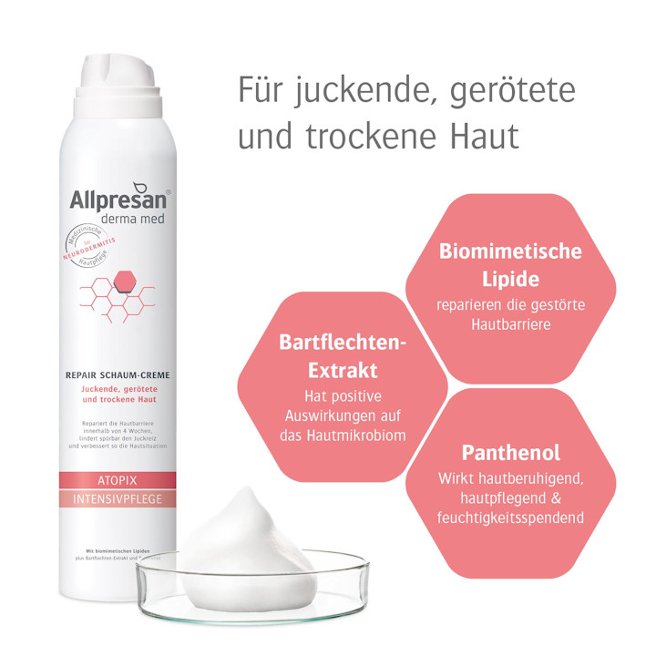 Allpresan Derma med Repair Schaum-Creme ATOPIX INTENSIVPFLEGE - 200 ml