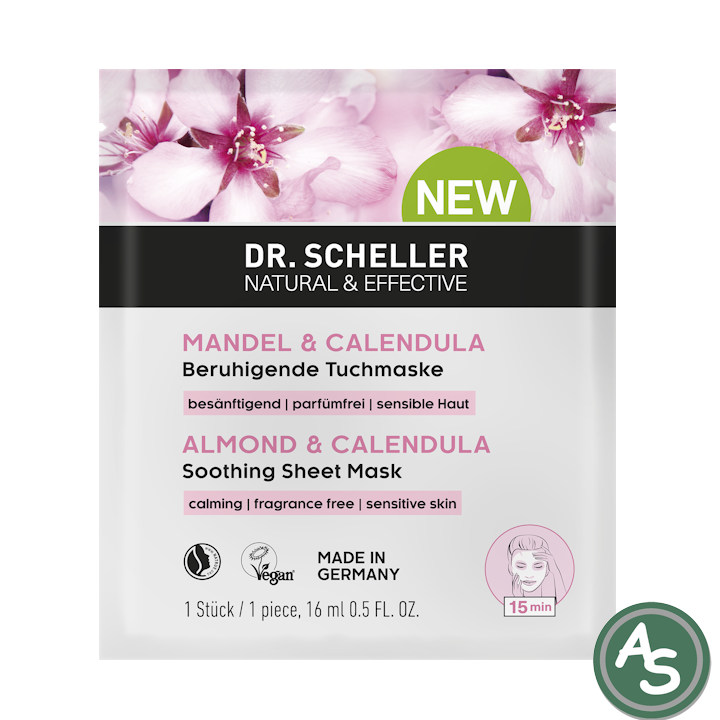 Dr. Scheller Mandel & Calendula Beruhigende Tuchmaske - 16 ml